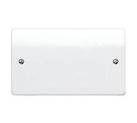 MK Logic Plus White 2 Gang Blanking Plate K3828WHI WHITE 86x146mm