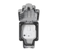 MK Masterseal Plus K56410GRY 13 amp Switched Fused Connection Unit , Grey