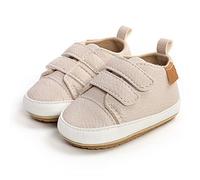 MK MATT KEELY Baby Girl Boy First Walking Shoes Anti-Slip Soft PU Leather Sneakers for Infant Toddler