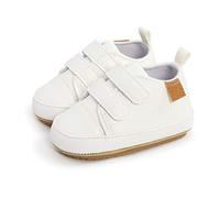 MK MATT KEELY Baby Girl First Walking Shoes Anti-Slip Soft PU Leather Sneakers for Infant Toddler