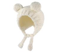MK MATT KEELY® Cute Fleece Lining Unisex Baby Hats with Ears Winter Warm Toddler Beanie for 0-15 Months Grey