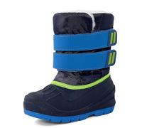 MK MATT KEELY Kids Snow Boots Boys Girls Winter Insulated Waterproof Ankle Boots Toddlers Knee High Walking Boots with High Traction Soles,Navy,2 UK