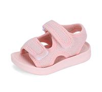 MK MATT KEELY Unisex Kids Summer Sandals Baby Anti-Slip Open Toe Adjustable Walking Shoes for Boys Girls,Size 11.5/12.5 UK Child, Pink