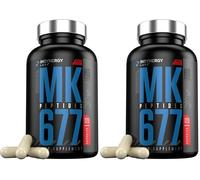 MK-Peptides 677 100% Natural Formula HGH Supplement for Men - Muscle, Energy, Strength, High-Purity Arginine, Maca, Ashwagandha, Ornithine, Lysine, Glutamine, Glycine - 120 Vegan Capsules (Pack of 2)