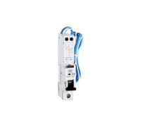 MK Sentry RCBO Single Pole Type A, B Curve, 6kA 30mA Circuit Breaker, DIN Rail Mount, 114x18x79mm, White