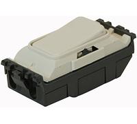 (MK) SWITCH, 10A SP ONE WAY, GRID PLUS, WHITE, Switches, Socket Outlets Switch Ranges Electrical - K4881 WHI