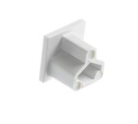 Mk White Abs Plastic 16mm X 16mm Trunking End Cap