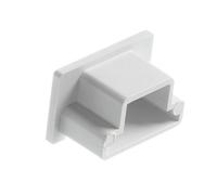 Mk White Abs Plastic 25mm X 16mm Trunking End Cap