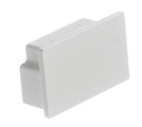 Mk White Abs Plastic 40mm X 25mm Trunking End Cap