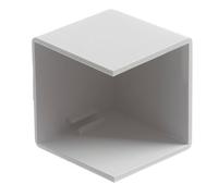 Mk White Abs Plastic Trunking End Cap