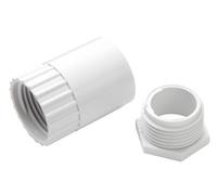 Mk White Female 20mm Adaptor