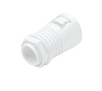 Mk White Flexible 20mm Conduit Adaptor