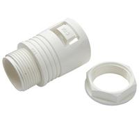 Mk White Flexible 25mm Conduit Adaptor