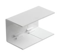 Mk White (H)50mm (W)50mm Trunking Coupler
