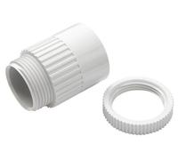 Mk White Male 25mm Adaptor