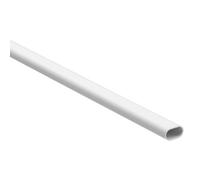 Mk White Oval Trunking Length,(W)16mm (L)2M, Pack Of 1