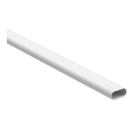 Mk White Oval Trunking Length,(W)20mm (L)2M