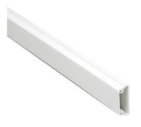 Mk White Square Mini Trunking (H) 16mm X (W) 16mm 2M
