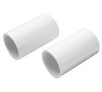 Mk White (W)25mm Trunking Coupler, Pack Of 2