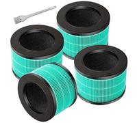 MK01 MK06 Replacement Filter Compatible with AROEVE MK01/MK06, Kloudi DH-JH01, ToLife TZ-K1, Intelabe EPI080/EP1080, Elechomes EPI081/EP1081Air Purifier, True Hepa Air Filter Pet Dander Version, Green