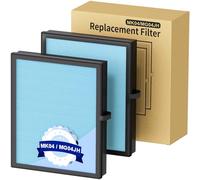 MK04 Air Filter Replacement for AROEVE MK-04 Air Purifier, 4 Layers High-Efficiency Aeroeve Aerove Filter, 2 Pack - Standard Version