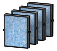 MK04 Filter Compatible with AROEVE MK04 Air Purifier Replacement 4-Layer HEPA Filter for Dust Pet Dander Smoke Pollen for Home and Office Up to 1095 Sq.Ft, MK-04LX MG04JH - Standard Version, 4 Pack