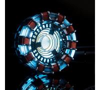 MK1 Acrylic Tony DIY Arc Reactor Lamp Arcylic Kit Illuminant LED Flash Light Set