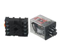 Mk2p-i Dc Intermediate General Purpose Pf083a Having for Relay Socket Industrial - 8-pin 10a 250vac Small 24v Power for Relay Automation Base for Remote Control Electronic Equipment