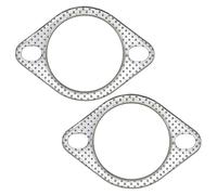 MK3 2.75 Inch 70mm Exhaust Gasket 2 Bolt for Muffler Flange Manifold High Temperature Graphite w/Fire Ring 2 Pcs