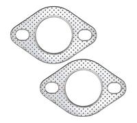 MK3 2 Inch 50mm Exhaust Gasket 2 Bolt for Muffler Flange Manifold High Temperature Graphite w/Fire Ring 2 Pcs