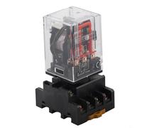 MK3PI MK3P AC 220V 10A 250VAC Intermediate Relay with 11 Pin Socket Base Suitable for Electronic and Automatic Control Devices