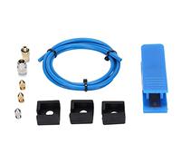 MK8 Hot End Kit for 3D Printers, ABS Wear - Resistant 3D Printer Parts with PTFE Tube, 10PCS Assembled Extruder Upgrade Kit for Ender 3/3 Pro/5 & CR - 10 Series