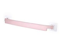 MKAK 1 Pcs Towel Holder Rack Wall Mounted Kitchen Accessories Storage Cupboard Door Bath Hanger Bath Towel Holder(Pink)