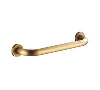 MKAK Bathroom Grab Bars, Wall Mounted Safety Support Rail Brass Brushed Grab Rails Suitable for Elderly Disabled Handrails Anti-slip Grab Bar(40cm)