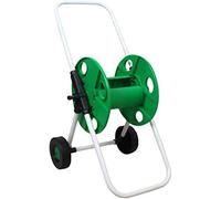 MKAK Garden Hose Trolley,Portable G1/2 Water Hose Pipe Reel Holder Trolley Cart for Outside Hose Storage Stand Hose Reel Cart