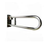 MKAK Grab Bars Bathroom, Stainless Steel Safety Frame Toilet Folding Drop Down Wall-Mounted Handicapped Non-Slip Support Rail Anti-slip Grab Bar(75cm)