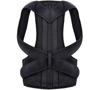 MKAK Men Women Posture Corrector Back Clavicle Spine Back Shoulder Lumbar Support Corset Correction Posture Orthopedic Belt(Black,M)