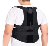 MKAK Plus Size Back Brace, for Upper Lower Back Pain Relief Adjustable Hunchback Straightener Men Women Posture Corrector(XXXX-Large)