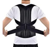 MKAK XS-5XL Back Posture Corrector, for Men Women Upper Lower Spine Support Shoulder Neck Clavicle Hunchback Correction Belt(Black,XX-Large)