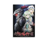 MKALDXCC Goblin Slayer Anime TV Series Poster Poster Decorative Painting Canvas Wall Posters And Art Picture Print Modern Family Bedroom Decor Posters 12x18inch(30x45cm)