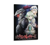MKALDXCC Goblin Slayer Anime TV Series Poster Poster Decorative Painting Canvas Wall Posters And Art Picture Print Modern Family Bedroom Decor Posters 08x12inch(20x30cm)