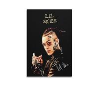 MKALDXCC Lil Skies Music Rap Poster Poster Decorative Painting Canvas Wall Posters And Art Picture Print Modern Family Bedroom Decor Posters 16x24inch(40x60cm)