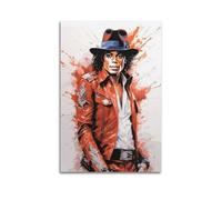 MKALDXCC Michael Jackson Vintage Portrait Poster Poster Decorative Painting Canvas Wall Posters And Art Picture Print Modern Family Bedroom Decor Posters 16x24inch(40x60cm)
