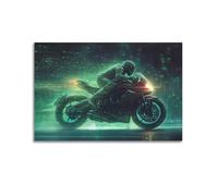 MKALDXCC Ride The Matrix Green Poster Poster Decorative Painting Canvas Wall Posters And Art Picture Print Modern Family Bedroom Decor Posters 20x30inch(50x75cm)