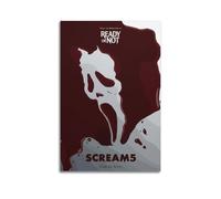 MKALDXCC Scream 5 Poster Poster Decorative Painting Canvas Wall Posters And Art Picture Print Modern Family Bedroom Decor Posters 24x36inch(60x90cm)