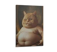 MKALDXCC Vintage Japanese Cat Poster3 Poster Decorative Painting Canvas Wall Posters And Art Picture Print Modern Family Bedroom Decor Posters 08x12inch(20x30cm)