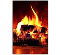 MKANLKX Diy 5D Diamond Painting, Fireplace Fire Burning Bonfire Full Round Diamonds Mosaic Cross Stitch Kits, For Home Decor 40X50Cm