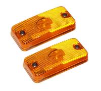 MKAREPART 2x Side Marker Light Lamp Amber with Bulb Holder and Screw Ducato, Relay, Boxer, Daily 6303.A1 1356794080 71749250 (2)
