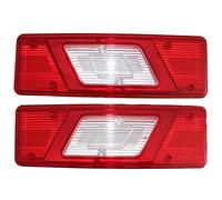 MKAREPART Rear Tail Light Lamp Lenses Pair Right & Left Side Compatible with Transit Mk8 Tipper Pick-up 2014 Onwards BK3113292AA BK3113293AA 1831256 1831334 (Rear Right & Left)