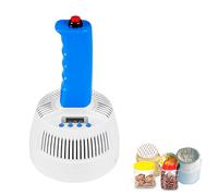 Mkasbn Handheld Electromagnetic Induction Sealer - 20-100mm Adjustable Diameter, 5-Level Power 100-500W & Digital Timer for Plastic/Glass Bottle Caps